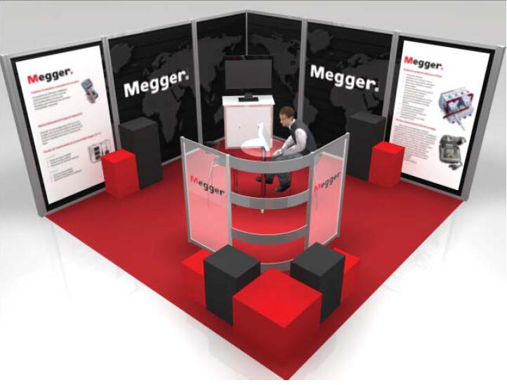 Stand Megger de aluminio (Feria Oil & Power)